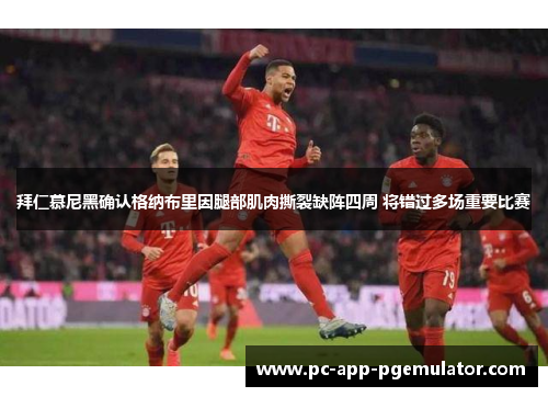 拜仁慕尼黑确认格纳布里因腿部肌肉撕裂缺阵四周 将错过多场重要比赛 拜仁慕尼黑确认格纳布里因腿部肌肉撕裂缺阵四周 将错过多场重要比赛